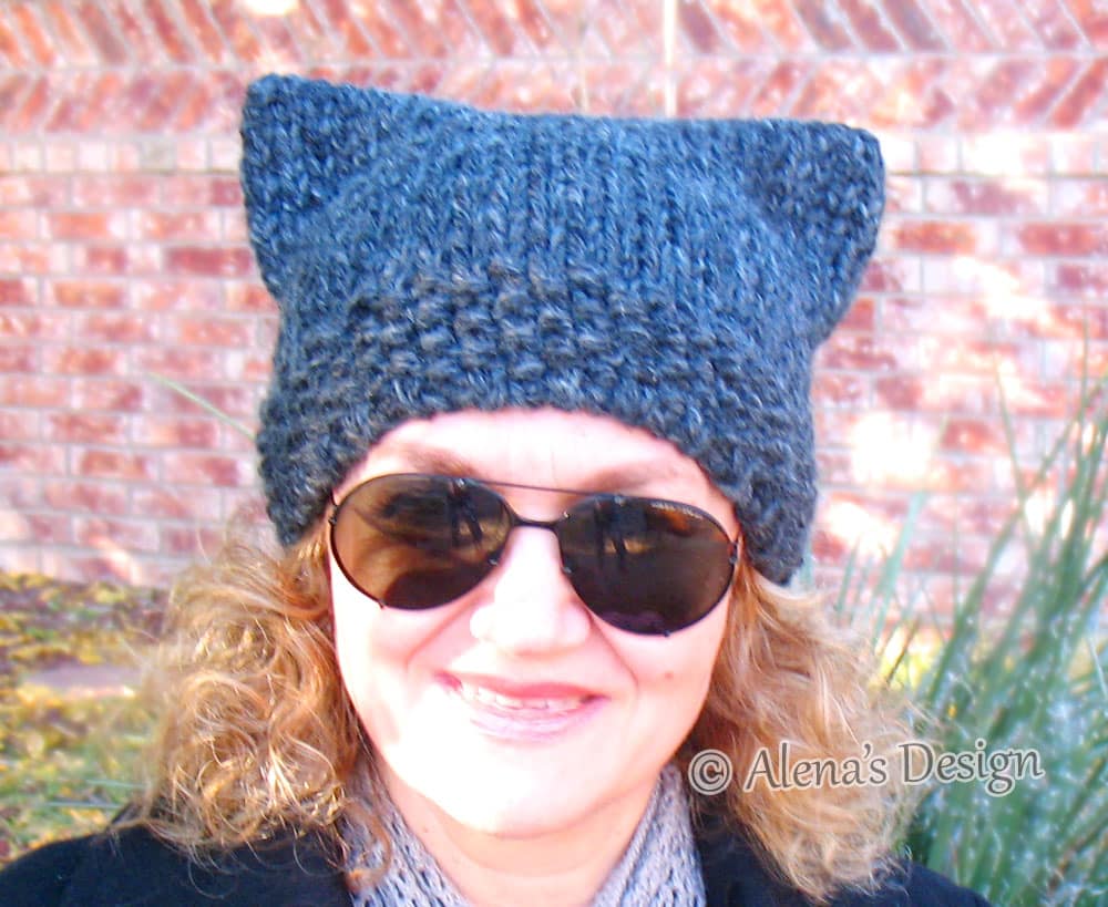Cat Hat Free Knitting Pattern