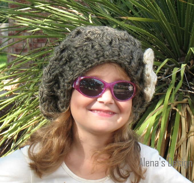 VARIEGATED SLOUCHY HAT FREE CROCHET PATTERN - Alena's Design