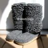 Cozy Women's Boots - grey