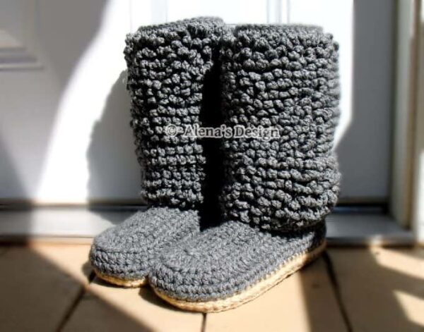 Cozy Women's Boots - grey