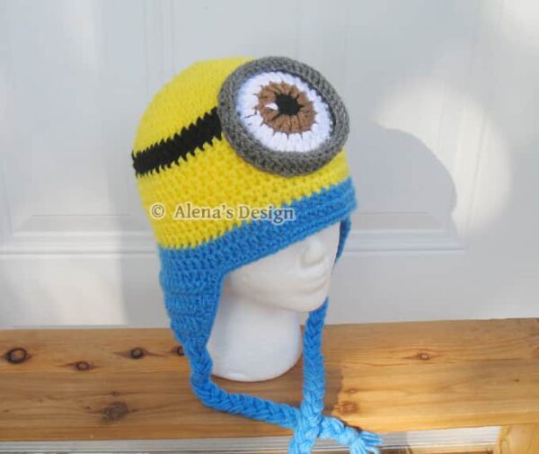 Minion Hat - one eye - side