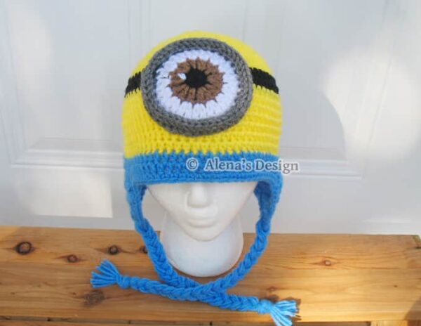 gorro minions crochet