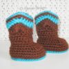 Western Doll Outfit Crochet Patterns - Boots
