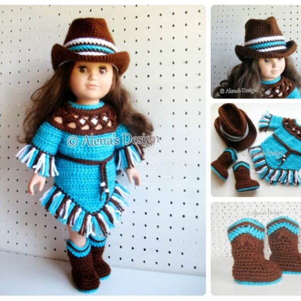 Western Doll Outfit Crochet Patterns