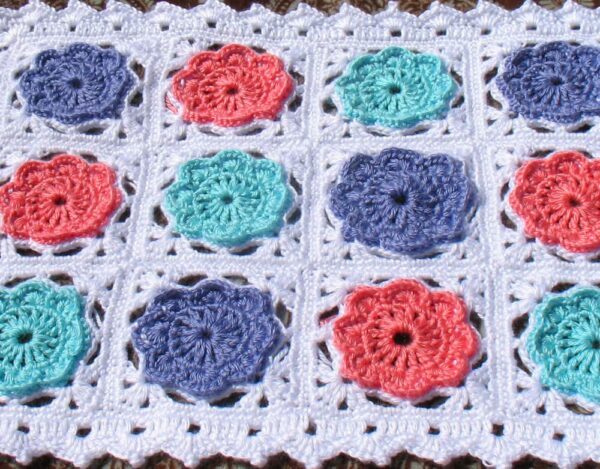 Blossom Blanket Crochet Pattern 160