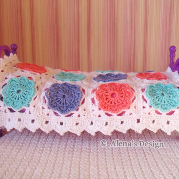 Blossom Doll Blanket - Crochet Pattern 160