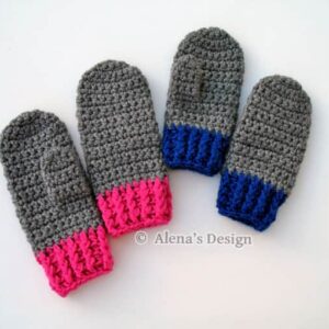 Children's Mittens | Crochet Pattern 104