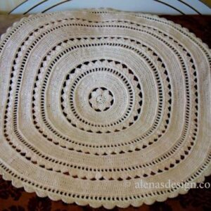 Round Floral Blanket | Crochet Pattern 233