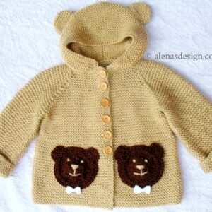 Baby Bear Hoodie | Knitting Pattern 239