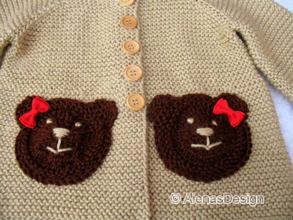 Baby Bear Hoodie | Knitting Pattern 239