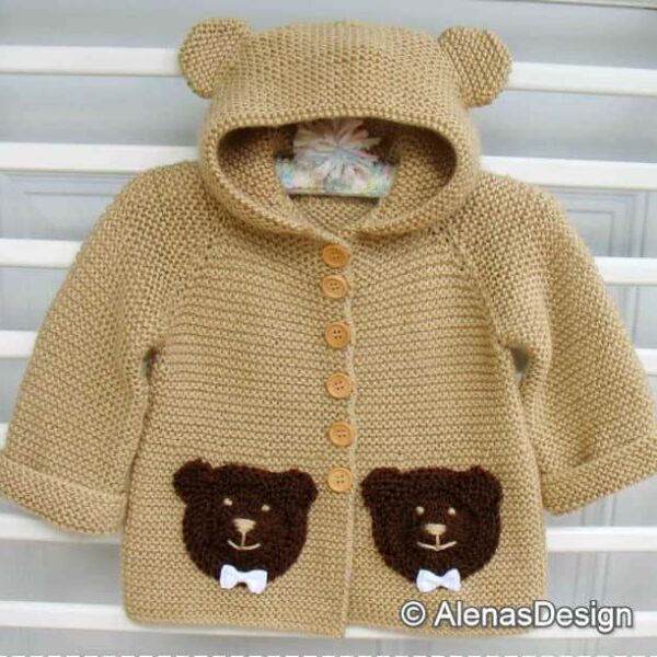 Baby Bear Hoodie | Knitting Pattern 239
