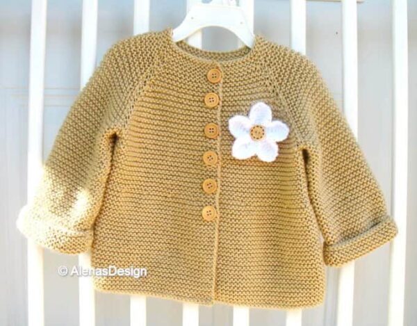 Baby Cardigan Knitting Pattern 228
