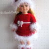 Crochet Christmas Doll Outfit Pattern