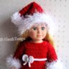 Doll Santa Hat Crochet Pattern