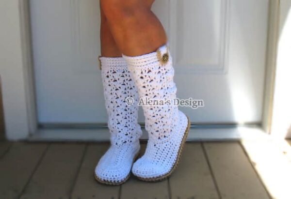 Elegant Women's Boots | Crochet Pattern 138
