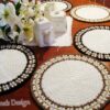 Round Placemat - Crochet Pattern 166