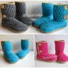 Two-Button Children's Boots - collage