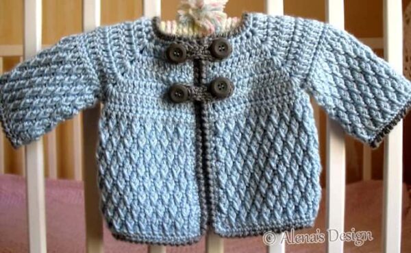 Baby Diamond Jacket - Blue