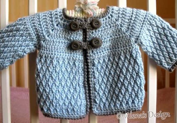 Baby Diamond Jacket - Blue