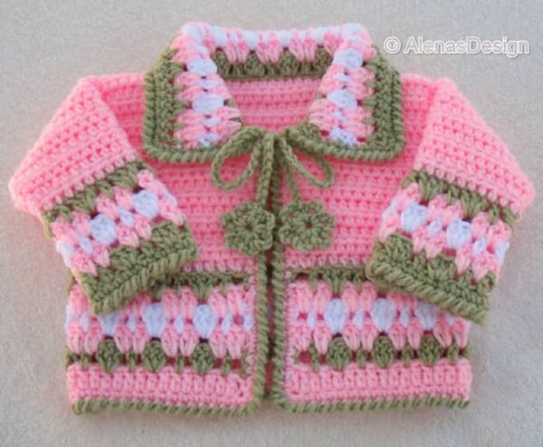 Blossom Baby Jacket | Crochet Pattern 045   