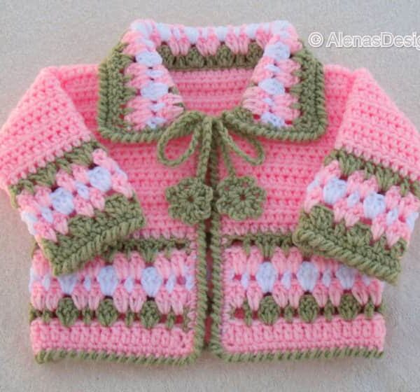 Blossom Baby Jacket | Crochet Pattern 045   