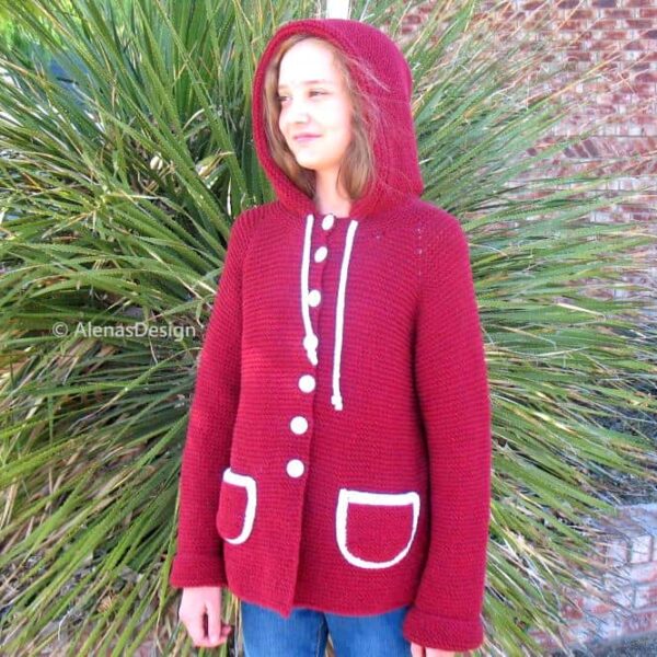 Children's Hooded Jacket Red