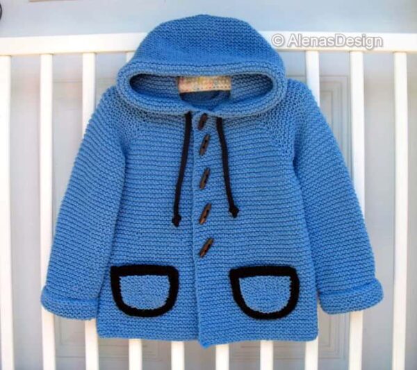 Children's Hooded Jacket Knitting Pattern 250