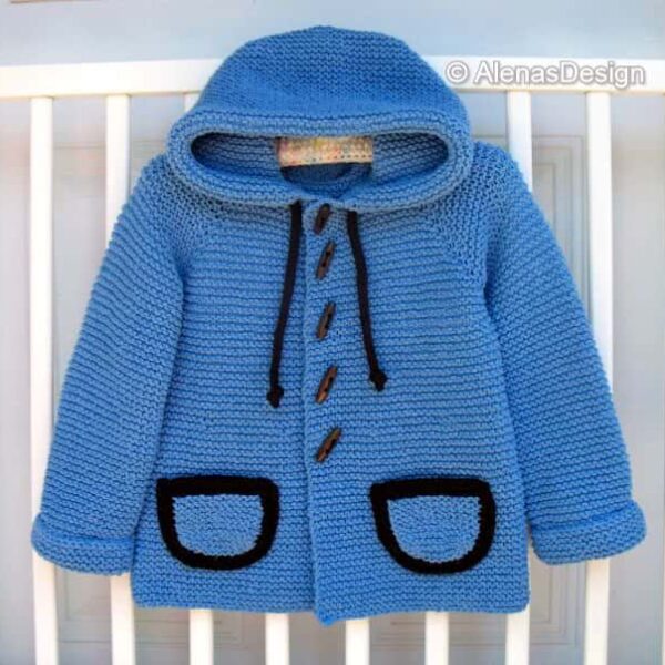 Children's Hooded Jacket Knitting Pattern 250