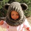 Hooded Cowl with Ears Crochet Pattern 120