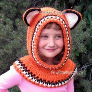 Ears Hooded Cowl Crochet Pattern 139