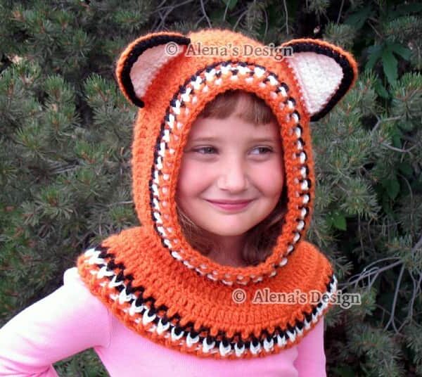 Ears Hooded Cowl Crochet Pattern 139