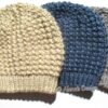 Knitted Women's Slouchy Hat-3