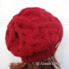 Knitted Women's Cable Hat_back