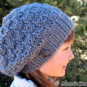 Doris Slouchy Hat Knitting Pattern 157