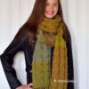 Hand Knitted Striping Long Scarf