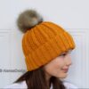 Pompom Beanie Hat