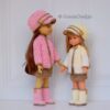 13" and 14.5" Doll Crochet Patterns 4 PC Set