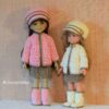 13" and 14.5" Doll Crochet Patterns 4 PC Set