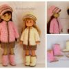 13" and 14.5" Doll Crochet Patterns 4 PC Set