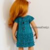 18" Doll Ariana Knitting Dress back