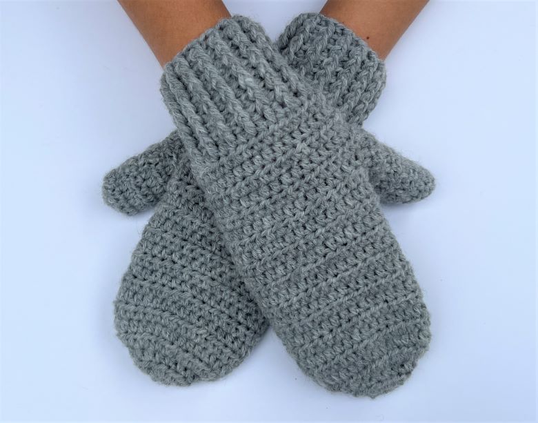 Anna Adult Mittens Crochet Pattern 265