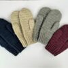 Crochet Adult Mittens in four colors