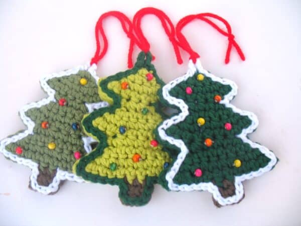 Christmas Tree Ornament Crochet Pattern 275
