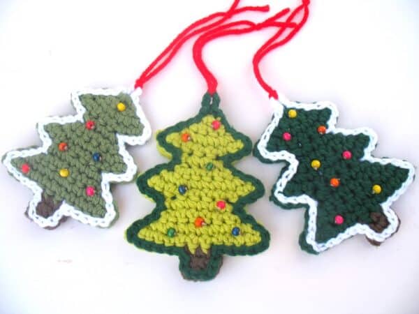Christmas Tree Ornament Crochet Pattern 275