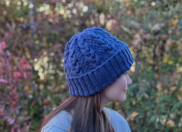 Kylie Cabled Hat Knitting Pattern 248